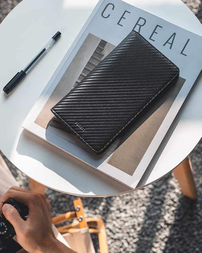 VULKIT Passport Holder Wallet RFID Blocking Travel Wallet for Men & Women