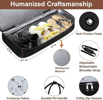 IBFUN Weekender Bags for Women, 21" Weekender Travel Bag, Travel Duffle Bag with Shoe Compartment Carry on Overnight Duffel Bag for Weekend Travel Business Trip, 3PCS