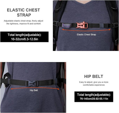 MOUNTAINTOP 25L/40L Hiking Backpack,Lightweight Travel Backpack for Men Women Outdoor Backpacking, Camping