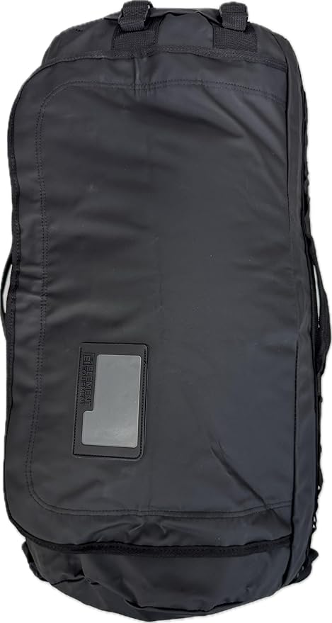 Element Equipment Trailhead Duffel Bag Shoulder Straps Waterproof Black/Black Large