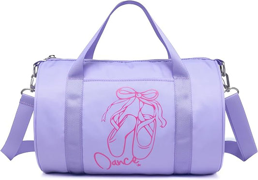 Dance Bag for Girls, Mini Ballet Tutu Bag, Age 2-6 (Lavender)