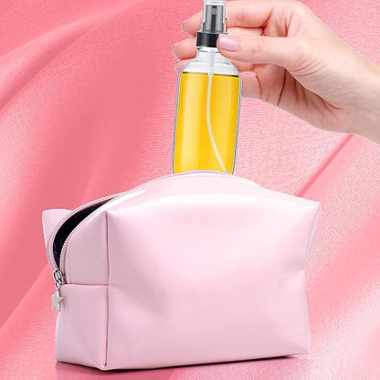 Fumete 36 Pcs Glass Spray Bottles 4oz Fine Mist Glass Spray Bottle Refillable Liquid Containers with 6 Labels 6 Funnel for Hair Travel Plants Cleaning Solutions Skin Care(Clear,Classic)