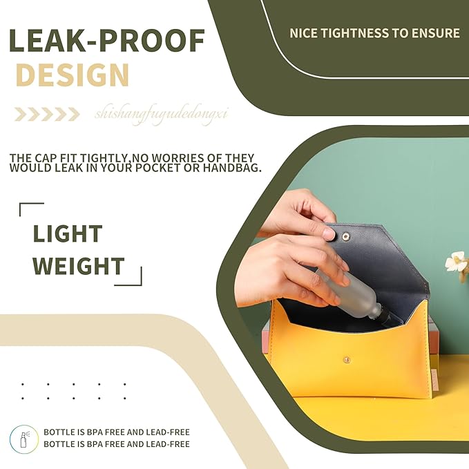 Green Glass Small Spray Bottles 2 oz 48 Packs,Fine Mist Sprayer Pretty Finish,Refillable Containers mini spray bottles for Cleaning Solutions and Skin Care (Clear Frosted 48Pack)