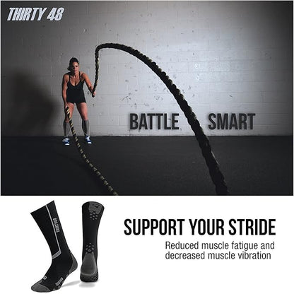 Thirty48 Elite Compression Socks Women & Men Graduated 20-30mmHg for Running, Athletic, Flight Sock - Performance & Recovery