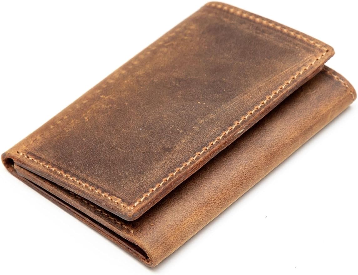Handcrafted Genuine Leather Wallets, Minimalist Cardholders, and Passport Covers, Handmade Gift
