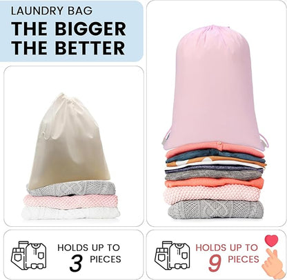 Lightweight Compression Packing Cubes for Suitcases, Compressible Expandable Travel Packing Organizer with Clear Toiletries and Backpack Bag, Travel Essentials for Carry on Luggage 7 Set