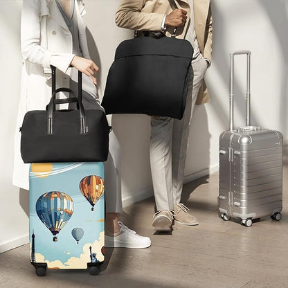 ANNA QUEEN Travel Luggage Cover Suitcase Protector Suitcase Cover Anti-Scratch,Stretchable Bag Cover Washable Durable Polyester with Elastic Hem with Zipper Closure