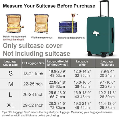 Luggage Cover, Washable Suitcase Cover, Suitcase Protector Anti-scratch Bag cover