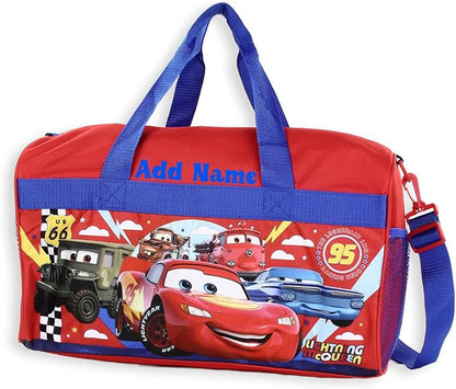 Personalized Licensed Kids Duffel Bag - Disney Cars