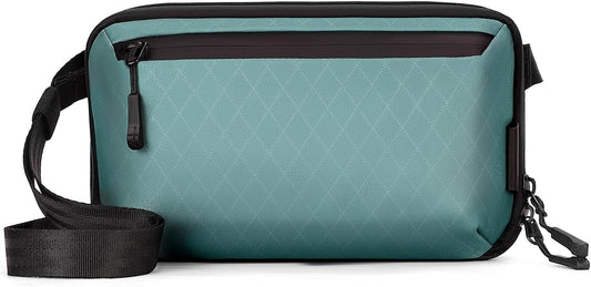 Electronics Organizer Tech Travel Pouch – Waterproof Nylon Diamond Quilted & 900D Travel Case Cable Bag for Cords Chargers