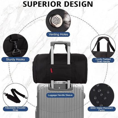 3-in-1 Tactical Garment Bag For Men,55L Large Capacity Convertible Suit Bag,Garment Bags For Hanging Clothes With Shoes Compartment, Multi-Functional Suit Bag For Travel Business