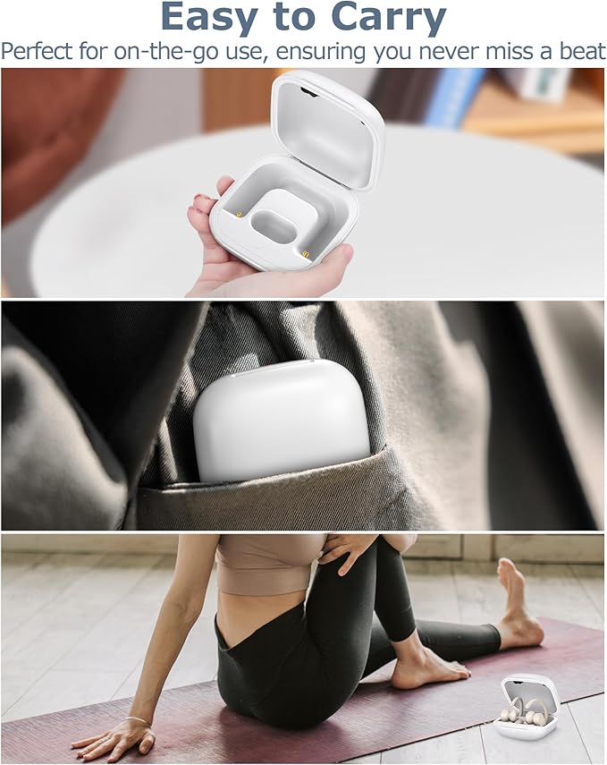 Charging Case Replacement Compatible with Powerbeats Pro - 700mAh Battery Portable Earbuds Charger Case with Bluetooth Pairing (White)