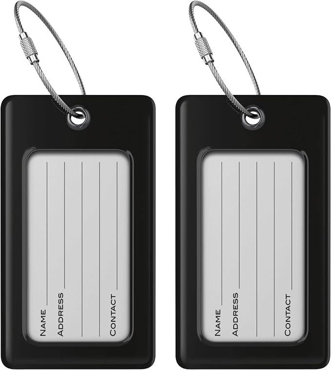 Luggage Tags TUFFTAAG, Business Card Holder, Suitcase Labels, Travel Accessories