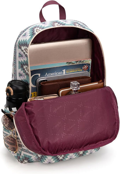 Montana West Wrangler Lightweight Backpack for Women Water Resistant 800D Casual Daypack for College, Commute, Travel & Gym