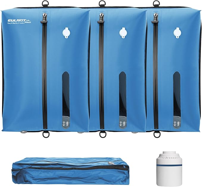 Reusable Vacuum Bags for Travel With Pump,Professional Waterproof IPX8 Zipper Vacuum Compression Bag for Suitcases Backpack,Space Saver Bags Packing Organizers for Clothing Packing(3PACK+PUMP)