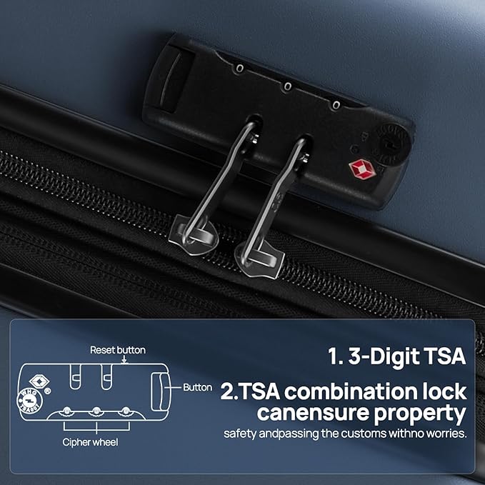 NINETYGO Medium Checked Luggage 24 Inch, Checking In Luggage with Smooth Spinner Wheels, Expandable, Hard Shell PC+ABS Suitcase, Lightweight Travel Luggage, TSA Approved (Grey, Andes)