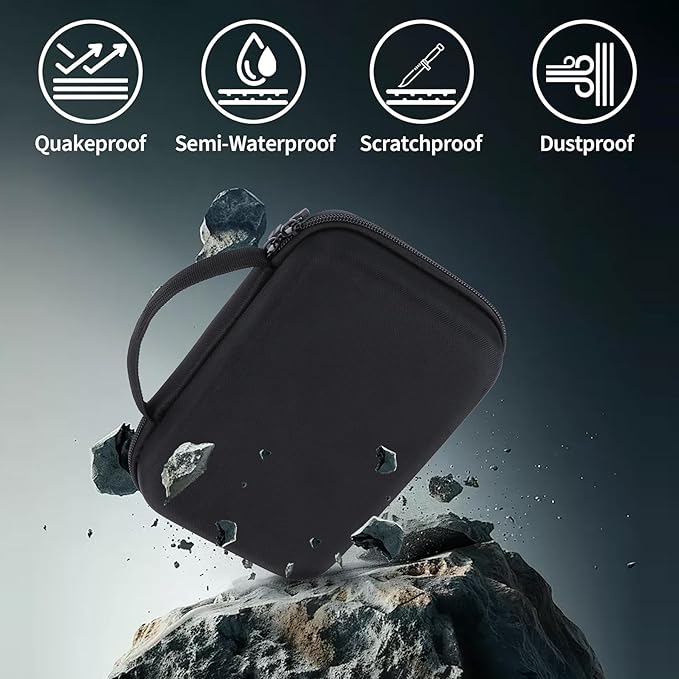 Electronic Organizer Travel Case for MacBook Power Adapter Chargers Cables Tech Organizer Hard Drive USB Flash Disk SD Card Cord Portable Electronics Accessories Bag - Small