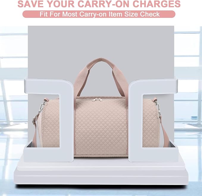 BLUBOON Duffle Bag Girls Kids Cute Gym Bag with Shoes Compartment & Wet Separation Waterproof Sports Overnight Travel Bag