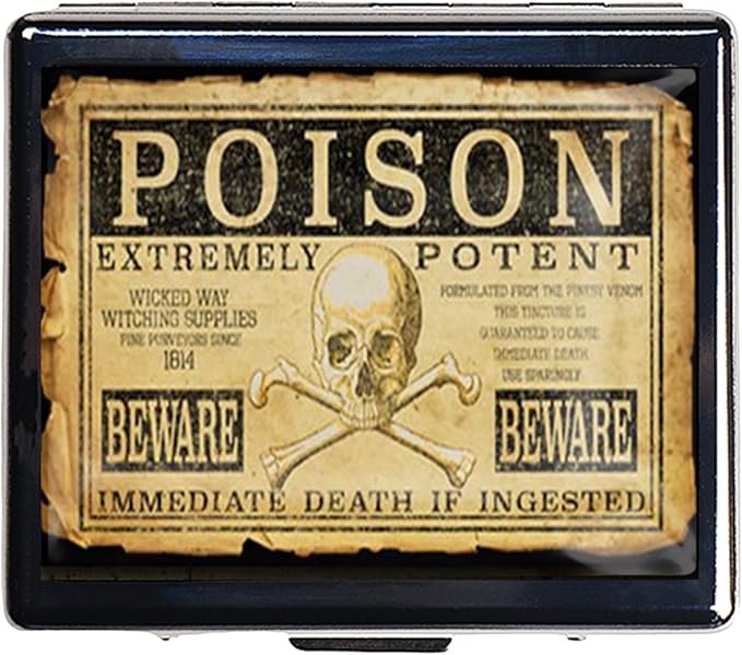 7 Days Chromed Shiny Silver Pill Organizer with Mirror Inside Has 8 Separate Compartments Rectangle Cute Travel Pill Organizer for Purse 7 Days (Extremely Potent)