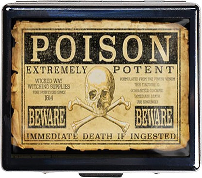 7 Days Chromed Shiny Silver Pill Organizer with Mirror Inside Has 8 Separate Compartments Rectangle Cute Travel Pill Organizer for Purse 7 Days (Extremely Potent)