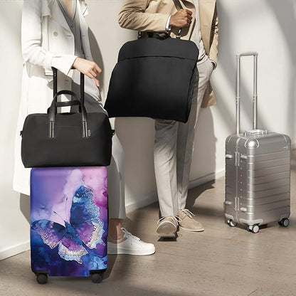 ANNA QUEEN Travel Luggage Cover Suitcase Protector Suitcase Cover Anti-Scratch,Stretchable Bag Cover Washable Durable Polyester