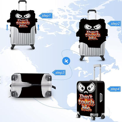 ANNA QUEEN Travel Luggage Cover Suitcase Protector Suitcase Cover Anti-Scratch,Stretchable Bag Cover Washable Durable Polyester