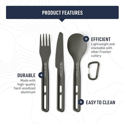 Sea to Summit Frontier Ultralight Cutlery Set, Fork, Spoon and Knife