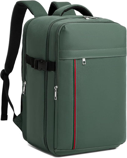 Kono Backpack Carry-on Bag 40x20x25 Carry-on Bag Airplane Travel 20L, 15.6-inch Laptop Backpack, for Men Women, Green