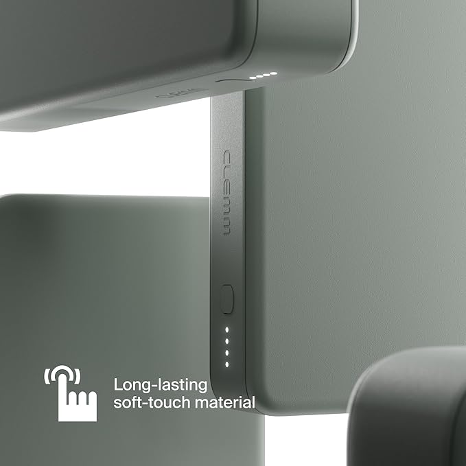 Clemm Portable Charger Quick Charging Power Bank (Gray, 20000, Milliamp Hours)