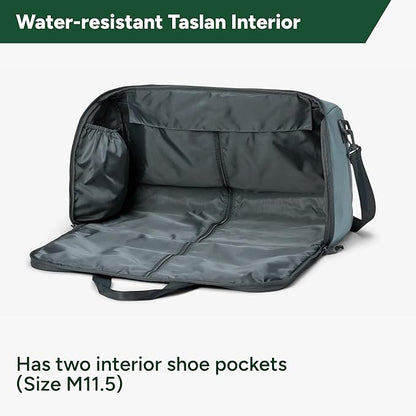 Halfday Convertible 2-in-1 Garment Duffel Weekender Bag 40L | Wrinkle-Free Travel, Hanging Suit Compartment, Shoe Pockets, Trolley Sleeve. Durable & Water-Resistant Carry-On, Coast