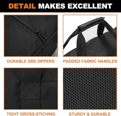 Sports Duffle Bag - Extra Large Travel Duffel Luggage Bag with Upgrade Zipper, Sturdy & Water Resistant, Black (Black 47inch 2Pack)