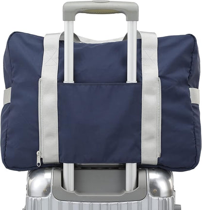 VanFn Foldable Travel Duffel Bag, Sports Duffels Gym Bag, Rainproof Nylon Totes, Sports Shoulder Handbag, Lightweight Duffle Bags For Women & Men, Outdoor Weekend Bag, P.Travel Series