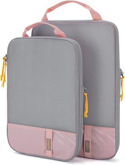 BAGSMART 6 Set /4 Set/2 Set Compression Packing Cubes for Travel, Lightweight Luggage Organizer Bags, Durable Space Saver Bags Travel Essentials