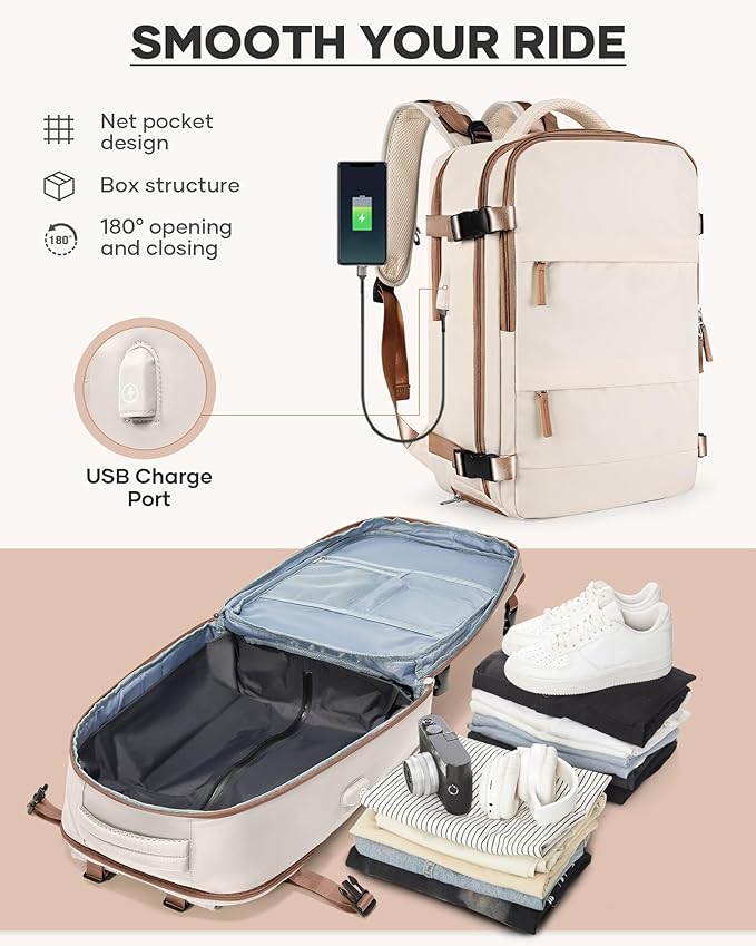 coofay Vacuum Backpack Travel with Pump Vacpack Travel Backpack with Vacuum System Mochila de Viaje Compresion al Vacio Easyvacpack Airbag Backpacks for Traveling Carry on Luggage