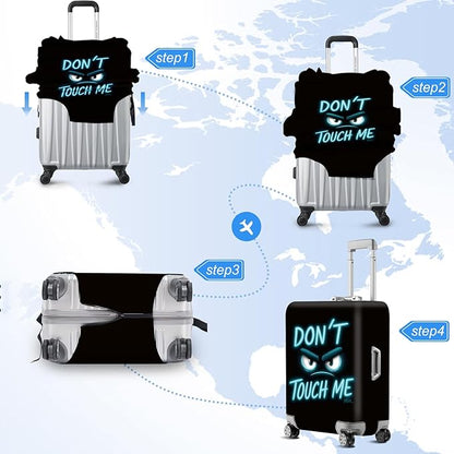 ANNA QUEEN Travel Luggage Cover Suitcase Protector Suitcase Cover Anti-Scratch,Stretchable Luggage Travel Bag Cover Washable