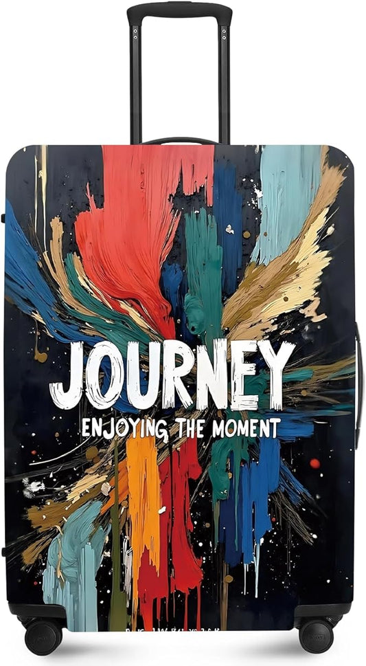 ANNA QUEEN Travel Luggage Cover Suitcase Protector Suitcase Cover Anti-Scratch,Stretchable Bag Cover Washable Durable Polyester