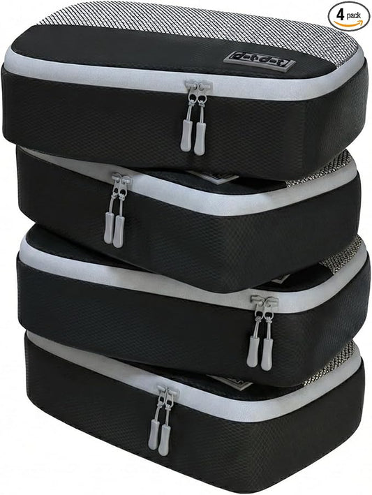 4pc Small Packing Cubes for Travel - Luggage Packing Organizers - Travel Packing Cubes for Suitcases
