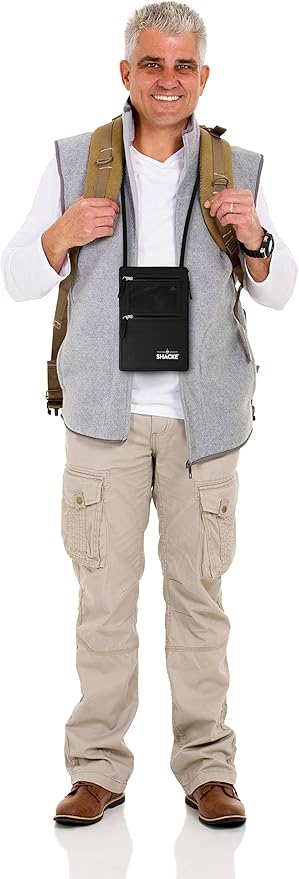 Shacke Hidden Travel Belt Wallet w/RFID Blocker