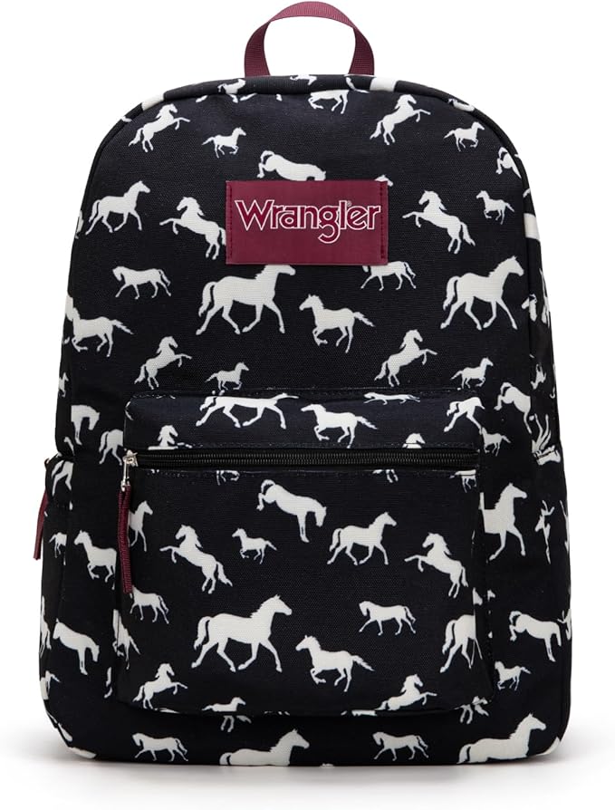 Montana West Wrangler Lightweight Backpack for Women Water Resistant 800D Casual Daypack for College, Commute, Travel & Gym