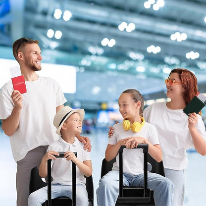 20 Inch Ride on Luggage with Seat for Kids Top Opening Aluminum Frame Suitcase with Spinner Wheels Locks for Travel(Black)