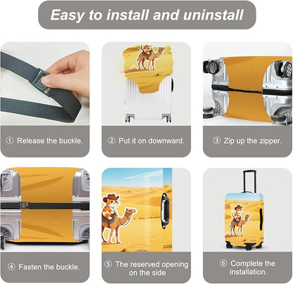 Luggage Cover, Washable Suitcase Cover, Suitcase Protector Anti-scratch Bag cover