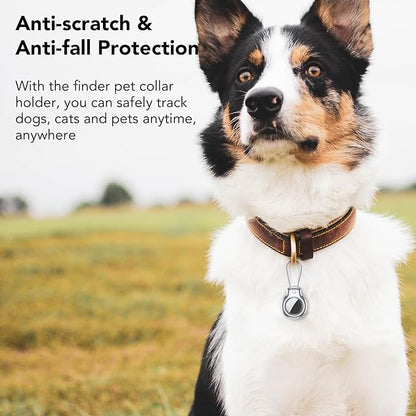 SPGUARD for AirTag Holder Metal Case with Keychain Full Protective Air Tag Cover for Apple Air TagHolder with Wire Cable Luggage Lock Keyring Key Chain Accessories for GPS Item Tracker for Kids