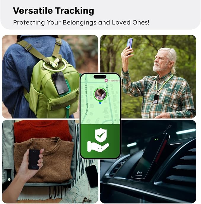 GlocalMe KeyTracker Global GPS Tracker for Luggage, Vehicles, Car, Kids, Wordwide Positioning Unlimited Distance Item Finder, Real Time Tracking with 6 Location Technologies