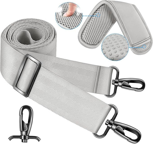 ZINZ 60 Inch Shoulder Strap with Removable Ultra-Thick Pad, Adjustable Buckles Shoulder Crossbody Strap for Luggage Bag
