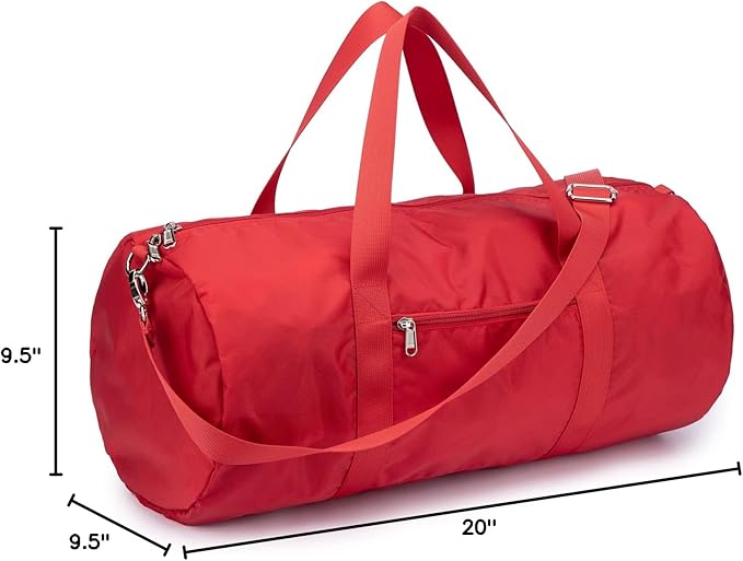 Vorspack Duffel Bag 20-24-28 Inches Foldable Gym Bag for Men Women Duffle Bag Lightweight with Inner Pocket for Travel Sports