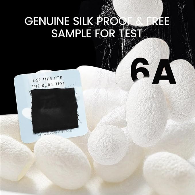 Pure 22 Momme 6A Grade Mulberry Silk Sleep Mask for Side Sleepers - Adjustable, 100% Blackout Eye Mask with Travel Pouch (Black)