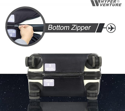 HYPER VENTURE Washable Luggage Cover - Fashion Suitcase Protector Fits 31-32 Inch Luggage (Dreamcatcher, XL)