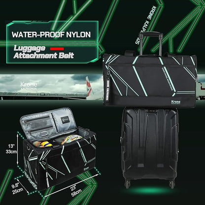 Sneaker Bag, Sport Duffel Bag for Men Women, Gym Bag, Gear Bag, Krone Kalpasmos Versatile Travel Duffel Bag with 3 Removable Dividers, Designer Collection