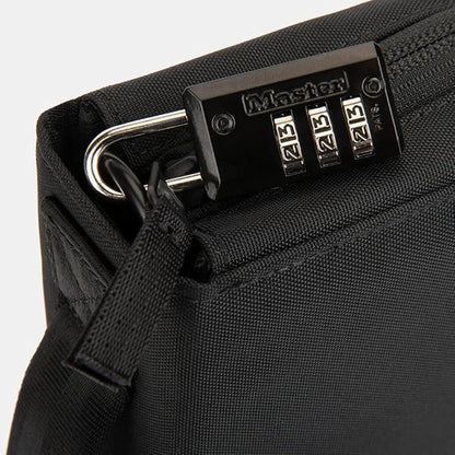 SLNT Essentials Tech Organizer with Faraday Phone Sleeve & RFID-blocking Pocket - Signal-shielding Storage Case for Phone & Accessories, Passport, Credit Cards - Lockable D-ring, Water-resistant