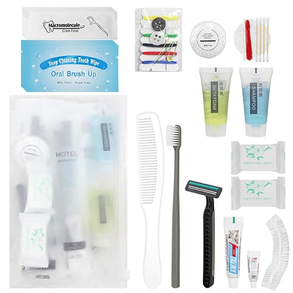 Hygiene Kit Bulk, The Convenience Kit Bulk is Fully Equipped and Clean and Hygienic, Individually Packed, Convenience Kits Suitable for Hotel, Home, Camping, Travel (10 Sets)